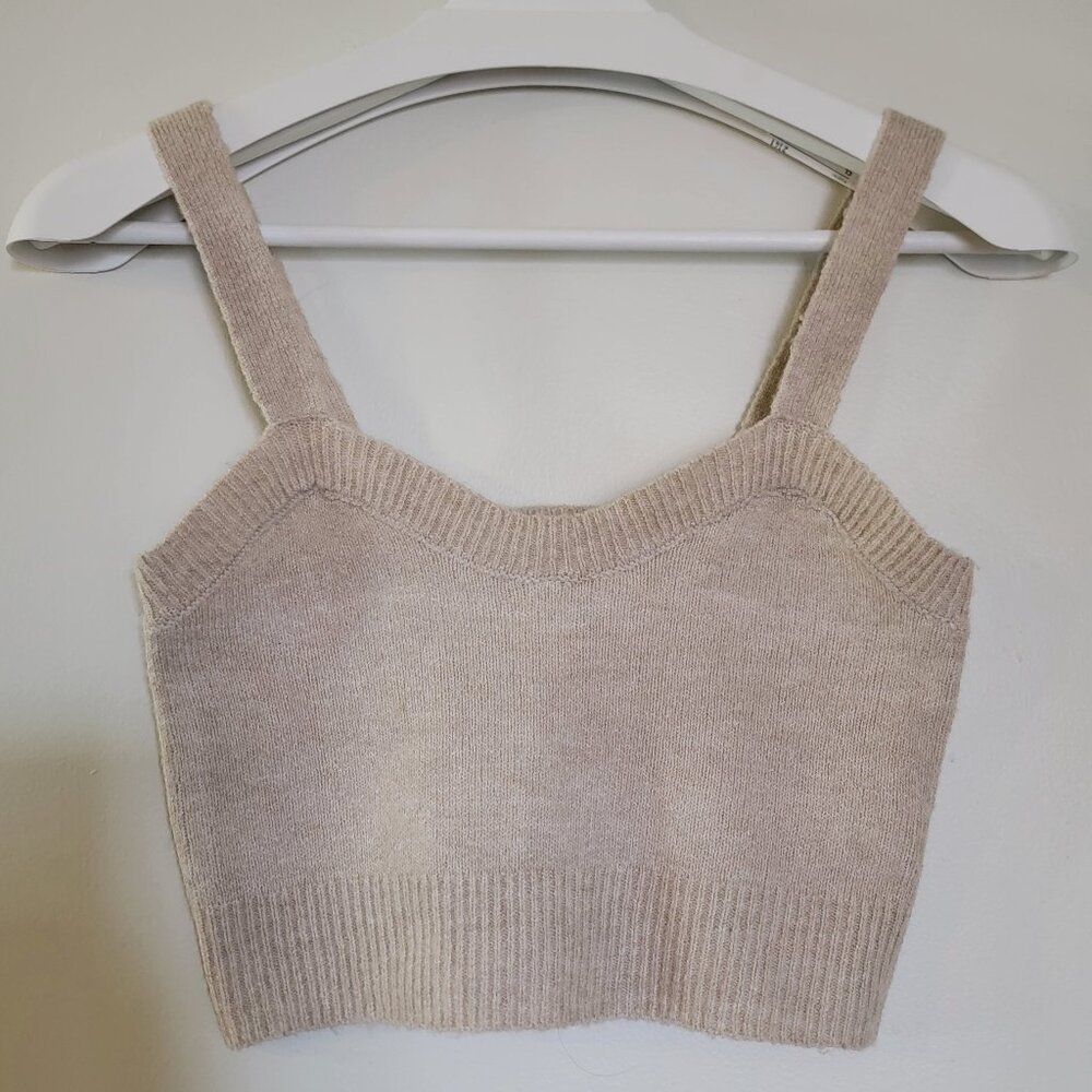 Forever 21 Beige Crop Top